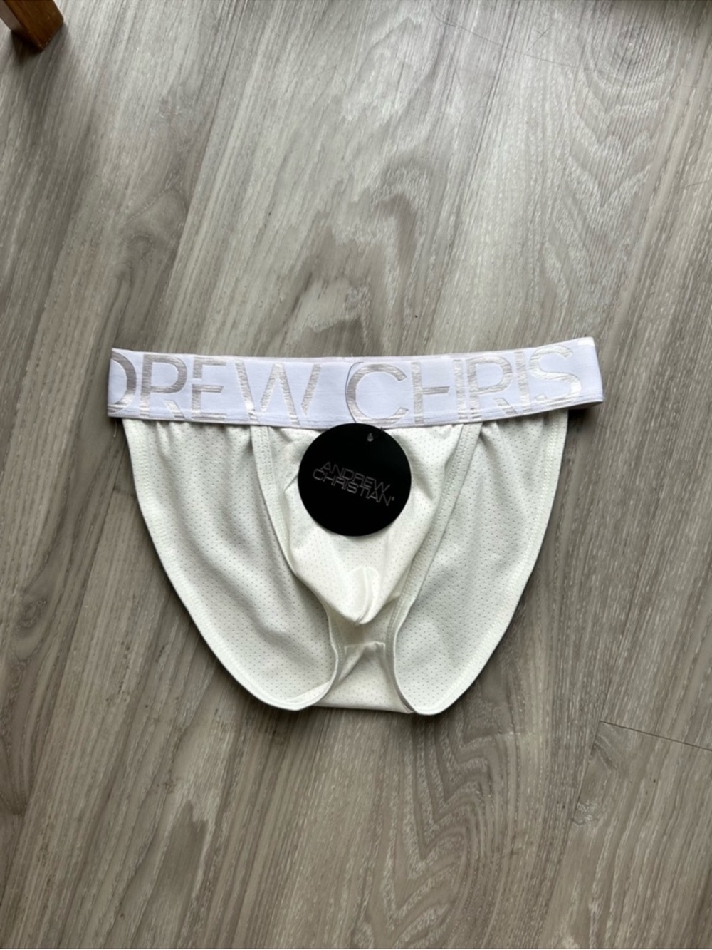 Andrew Christian | Vibe Sports Brief with Almost Naked in White (Small) - Picture 5 of 16